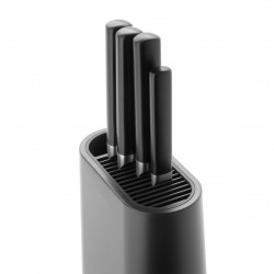 Поставка за ножове Brabantia 1004149, Държач за прибори, Неплъзгаща основа, Тъмносив