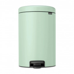 Кош за боклук с педал Brabantia NewIcon 1008847, 20 л, Плавно затваряне, Противоплъзгаща основа, Светлозелен