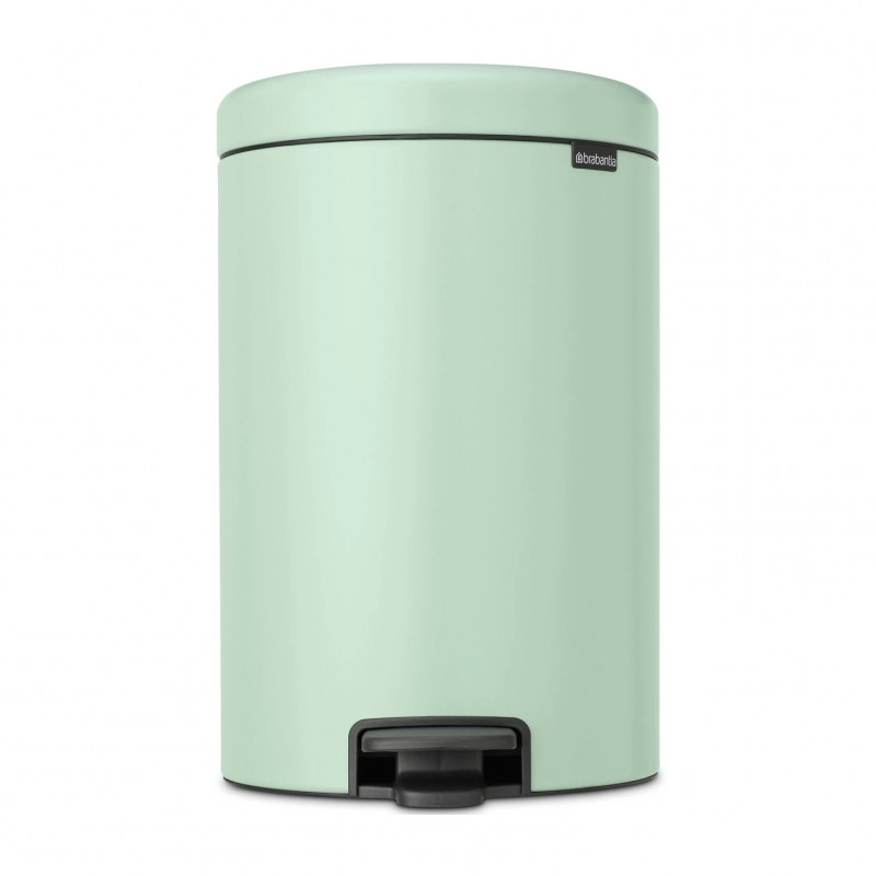 Кош за боклук с педал Brabantia NewIcon 1008847, 20 л, Плавно затваряне, Противоплъзгаща основа, Светлозелен