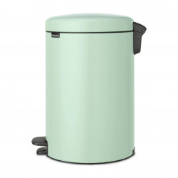 Кош за боклук с педал Brabantia NewIcon 1008847, 20 л, Плавно затваряне, Противоплъзгаща основа, Светлозелен