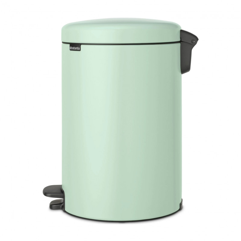 Кош за боклук с педал Brabantia NewIcon 1008847, 20 л, Плавно затваряне, Противоплъзгаща основа, Светлозелен