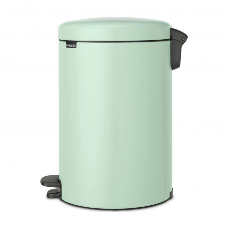 Кош за боклук с педал Brabantia NewIcon 1008847, 20 л, Плавно затваряне, Противоплъзгаща основа, Светлозелен