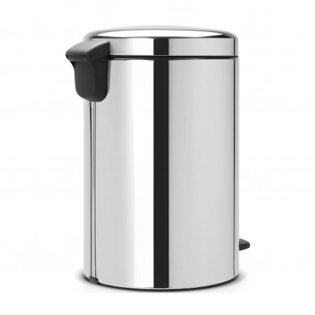 Кош за боклук с педал Brabantia NewIcon 649040, 20 л, Плавно затваряне, Противоплъзгаща основа, Инокс