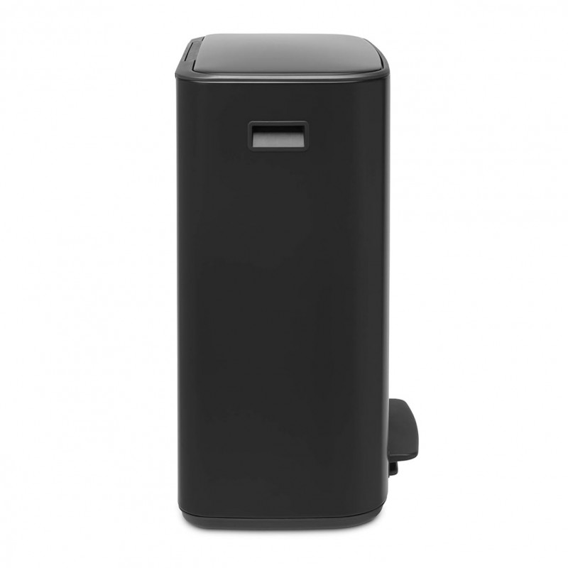 Кош за боклук Brabantia Bo Pedal 1003185, 60 л, Леко затваряне, Противоплъзгаща основа, Черен