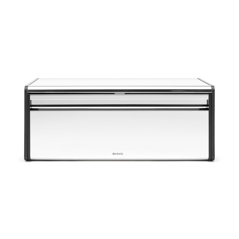 Кутия за хляб Brabantia Fall Front 646848, 18 л, 46.5х25 см, Стенен монтаж, Инокс