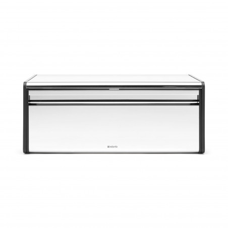 Кутия за хляб Brabantia Fall Front 646848, 18 л, 46.5х25 см, Стенен монтаж, Инокс