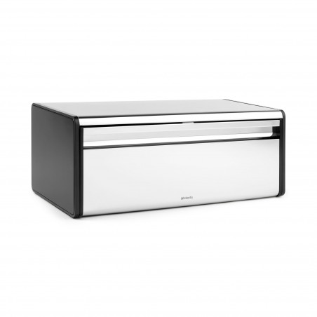 Кутия за хляб Brabantia Fall Front 646848, 18 л, 46.5х25 см, Стенен монтаж, Инокс
