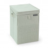 Кутия за пране Brabantia Stackable 1000829, 35 л, Преден отвор, Широк капак, Сгъваема, Зелен