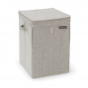 Кутия за пране Brabantia Stackable 1000827, 35 л, Преден отвор, Широк капак, Сгъваема, Сив