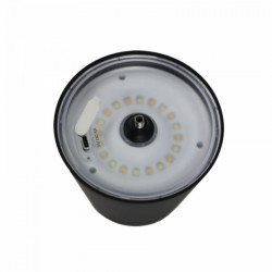 Лампа за бюро Esperanza Miram ELD119K, 3W, 300 lm, LED, 2400 mAh, USB, 3 режима, Черен