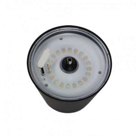 Лампа за бюро Esperanza Miram ELD119K, 3W, 300 lm, LED, 2400 mAh, USB, 3 режима, Черен