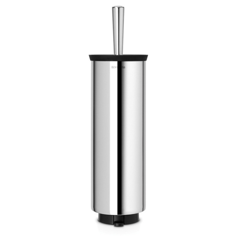 Четка за тоалетна Brabantia Profile 90300285, 43 см, Изцяло покрита четка, Възможност за стенен монтаж, Инокс/мат