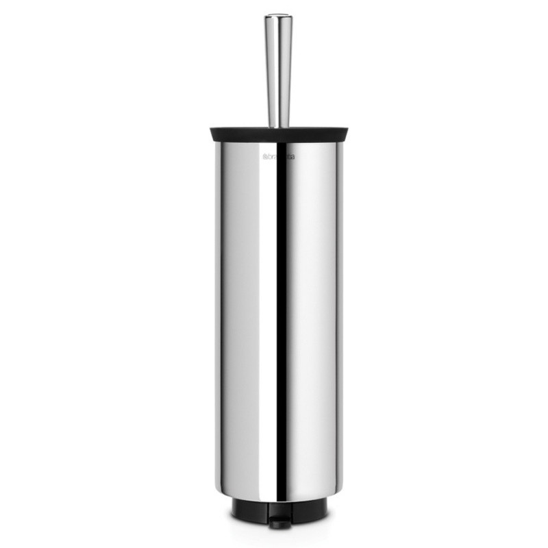 Четка за тоалетна Brabantia Profile 90300284, 43 см, Изцяло покрита четка, Възможност за стенен монтаж, Инокс