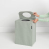 Торба за пране Brabantia 1001095, 55 л, Твърдо и отделящо се дъно, Магнитни дръжки, Зелен