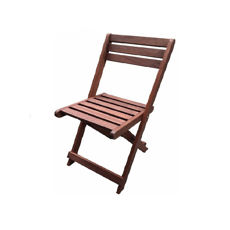 Градински комплект Kreta Muhler Meranti 1001746, 3 части, Дърво Meranti/Shorea, Сгъваеми, Червено-кафяв