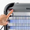 Лампа против насекоми Muhler MIK-60 1003953, 30W, 60 м2, Безопасна за хора и животни, Подвижна тавичка, Черен/сив