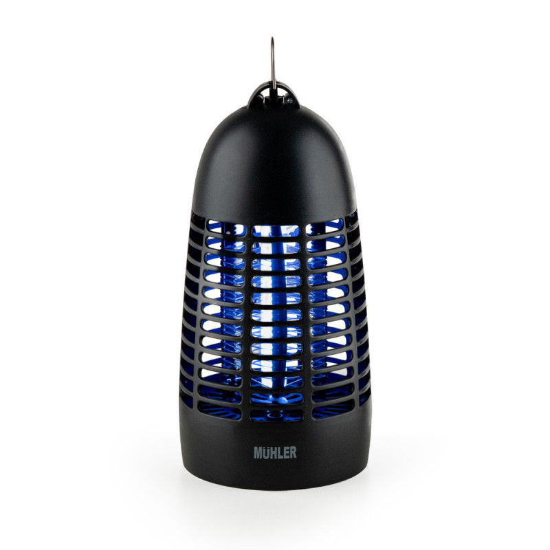 Лампа против насекоми Muhler MIK-30 1003955, 4W, 20 м2, Безопасна за хора и животни, Черен