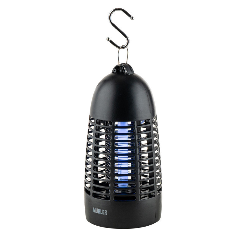 Лампа против насекоми Muhler MIK-30 1003955, 4W, 20 м2, Безопасна за хора и животни, Черен