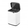 Кош за боклук Brabantia Bo Small 1006621, 4 л, Плавно и безшумно отваряне, Противоплъзгаща основа, Бял