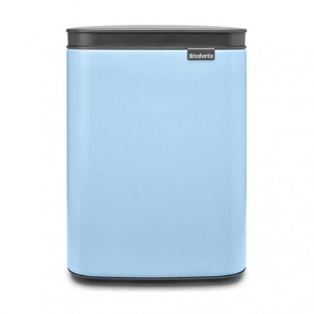 Кош за боклук Brabantia Bo Small 1006626, 4 л, Плавно и безшумно отваряне, Противоплъзгаща основа, Светлосин