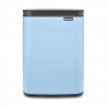 Кош за боклук Brabantia Bo Small 1006626, 4 л, Плавно и безшумно отваряне, Противоплъзгаща основа, Светлосин