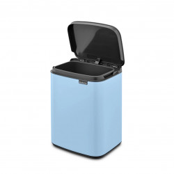 Кош за боклук Brabantia Bo Small 1006626, 4 л, Плавно и безшумно отваряне, Противоплъзгаща основа, Светлосин