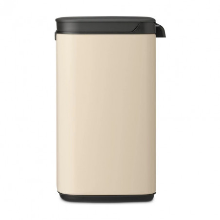 Кош за боклук Brabantia Bo Small 1008865, 4 л, Плавно и безшумно отваряне, Противоплъзгаща основа, Бежов