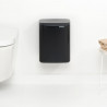 Кош за боклук Brabantia Bo Small 1006629, 7 л, Плавно и безшумно отваряне, Противоплъзгаща основа, Черен