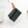 Кош за боклук Brabantia Bo Small 1006629, 7 л, Плавно и безшумно отваряне, Противоплъзгаща основа, Черен