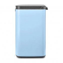 Кош за боклук Brabantia Bo Small 1006631, 7 л, Плавно и безшумно отваряне, Противоплъзгаща основа, Светлосин