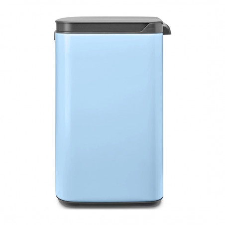 Кош за боклук Brabantia Bo Small 1006631, 7 л, Плавно и безшумно отваряне, Противоплъзгаща основа, Светлосин