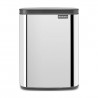 Кош за боклук Brabantia Bo Small 1006630, 7 л, Плавно и безшумно отваряне, Противоплъзгаща основа, Инокс