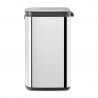Кош за боклук Brabantia Bo Small 1006630, 7 л, Плавно и безшумно отваряне, Противоплъзгаща основа, Инокс