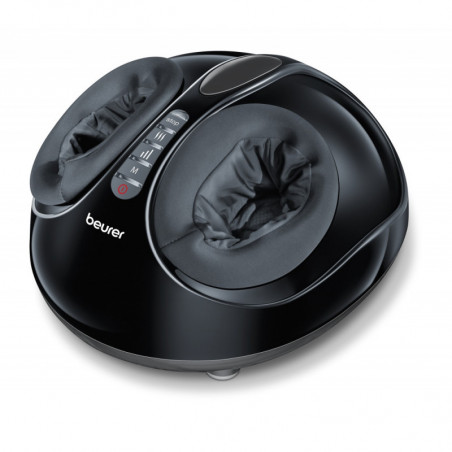 Шиацу масажор Beurer FM 90, 48W, Въздушна компресия, Рефлексотерапия, 24 глави, 3 програми, До 46 №, Черен
