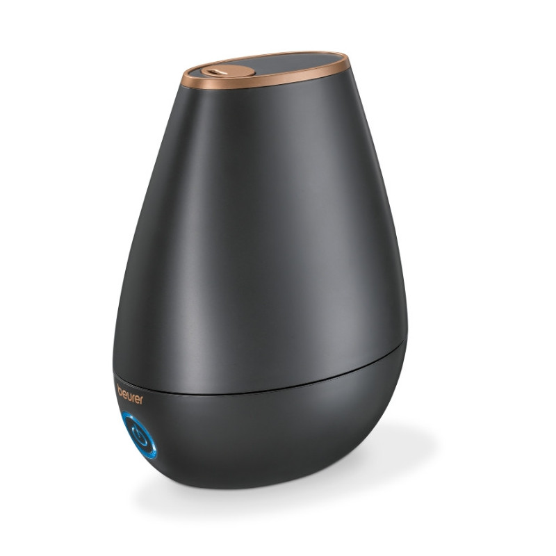 Овлажнител за въздух Beurer LB 37 LE 2024, До 20 м2, 200 мл/ч, LED индикатори, Нощен режим, Черен