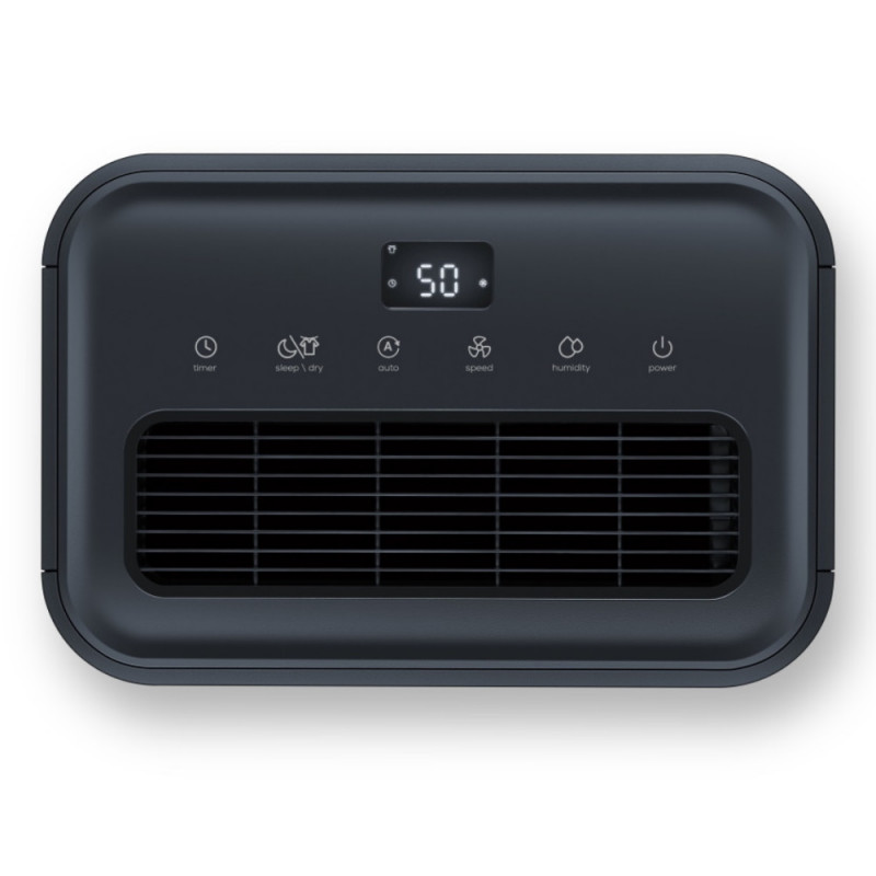 Влагоабсорбатор Beurer LE 250, 300W, До 60 м2, 4 л, Таймер, 2 степени, LED, Черен