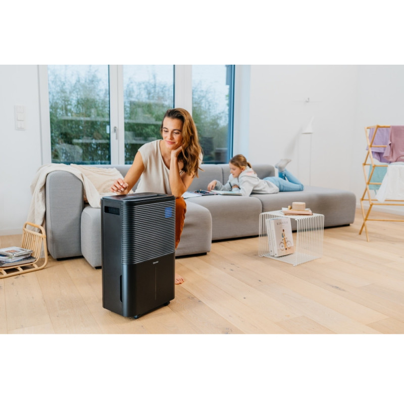 Влагоабсорбатор Beurer LE 250, 300W, До 60 м2, 4 л, Таймер, 2 степени, LED, Черен
