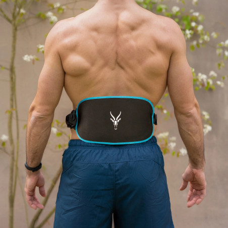 Масажор Beurer Antelope Corefit II, 9 програми, 40 Нива, Ергономична форма, EMS, LCD дисплей, Черен/Син