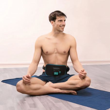 Масажор Beurer Antelope Corefit II, 9 програми, 40 Нива, Ергономична форма, EMS, LCD дисплей, Черен/Син
