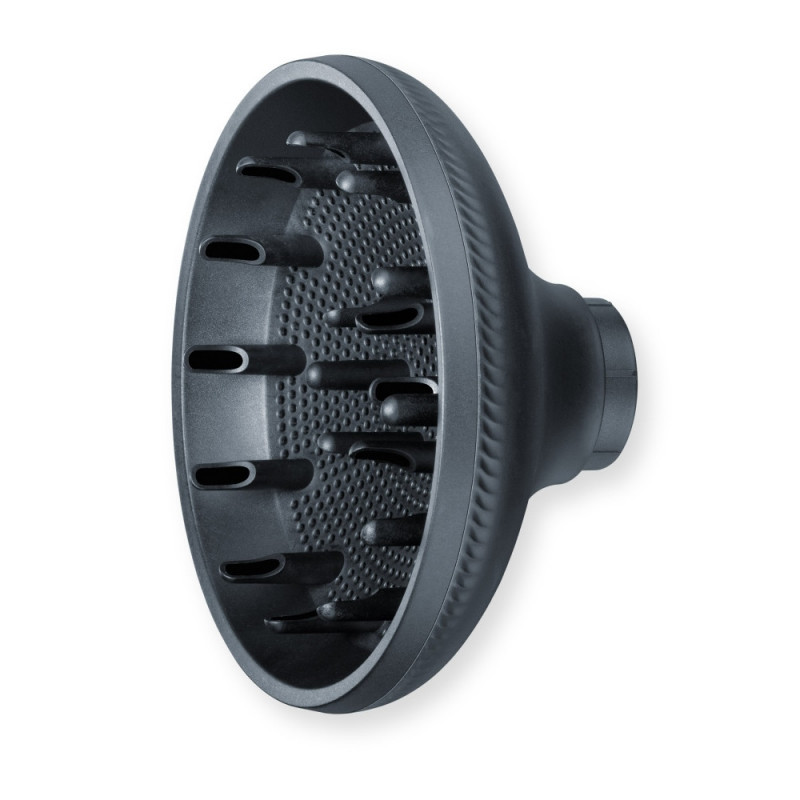 Сешоар Beurer HC 100, 1700W, 4 настройки, Вградена памет, LED дисплей, Магнитни приставки, Йонизация, Лилав