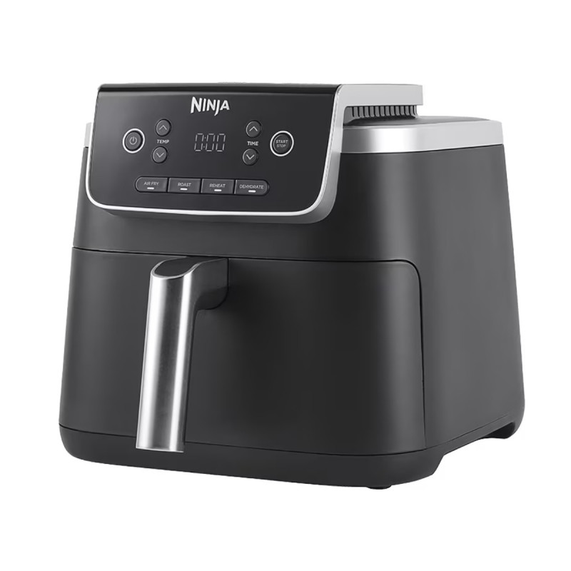 Фритюрник с горещ възду Ninja AF140EU PRO, 1750W, 4.7 л, 40-240C, 4 програми, Таймер, AirCrisp, Незалепващо покритие, Черен