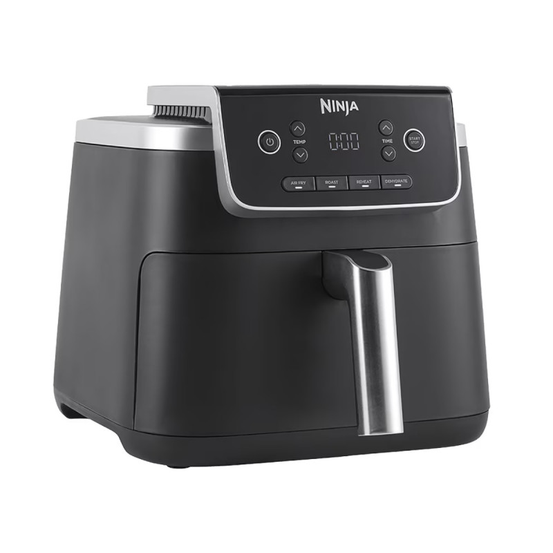 Фритюрник с горещ възду Ninja AF140EU PRO, 1750W, 4.7 л, 40-240C, 4 програми, Таймер, AirCrisp, Незалепващо покритие, Черен