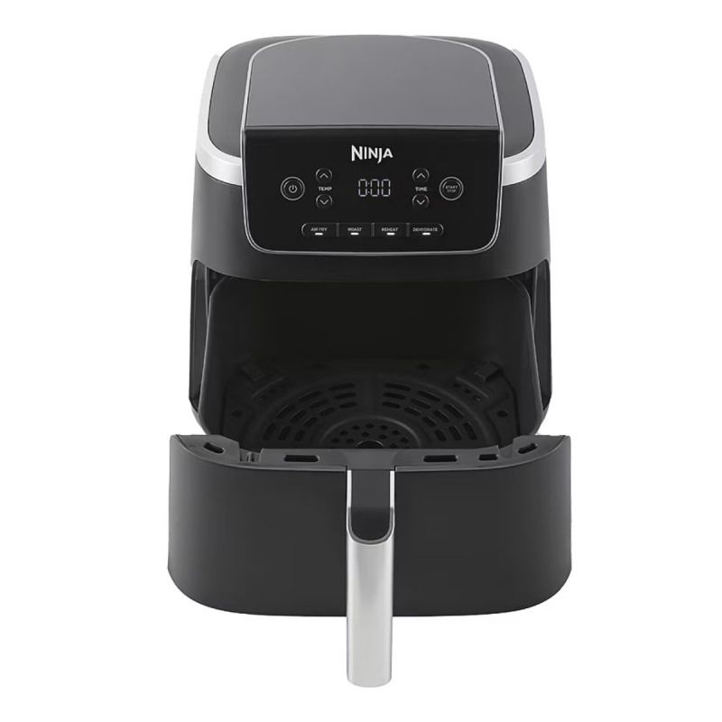 Фритюрник с горещ възду Ninja AF140EU PRO, 1750W, 4.7 л, 40-240C, 4 програми, Таймер, AirCrisp, Незалепващо покритие, Черен