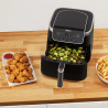 Фритюрник с горещ възду Ninja AF140EU PRO, 1750W, 4.7 л, 40-240C, 4 програми, Таймер, AirCrisp, Незалепващо покритие, Черен