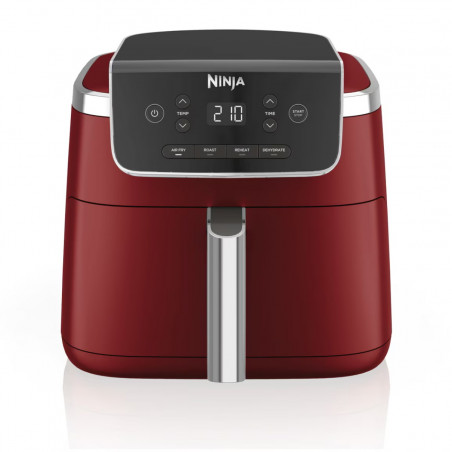Фритюрник с горещ възду Ninja AF140EUCM PRO, 1750W, 4.7 л, 40-240C, 4 програми, Таймер, AirCrisp, Незалепващо покритие, Бордо