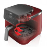 Фритюрник с горещ възду Ninja AF140EUCM PRO, 1750W, 4.7 л, 40-240C, 4 програми, Таймер, AirCrisp, Незалепващо покритие, Бордо