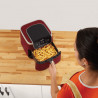 Фритюрник с горещ възду Ninja AF140EUCM PRO, 1750W, 4.7 л, 40-240C, 4 програми, Таймер, AirCrisp, Незалепващо покритие, Бордо