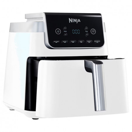 Фритюрник с горещ въздух Ninja Max Pro AF180EUWH, 2000W, 6.2 л, 1.2 кг, 40-240C, 6 програми, Бял