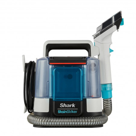 Прахосмукачка за петна Shark StainStriker PX200EUT, 450W, 0.72 л, Преносима, Гъвкав маркуч, 5 приставки, Бял