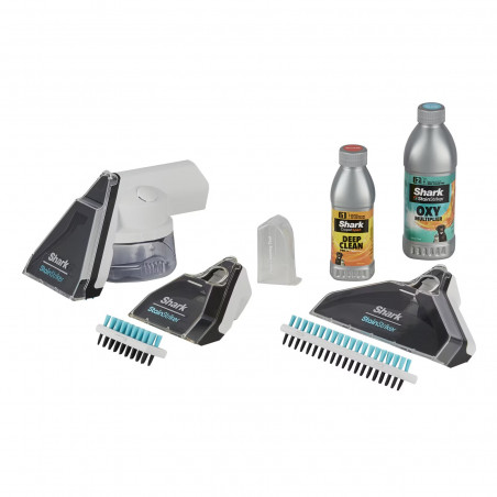 Прахосмукачка за петна Shark StainStriker PX200EUT, 450W, 0.72 л, Преносима, Гъвкав маркуч, 5 приставки, Бял